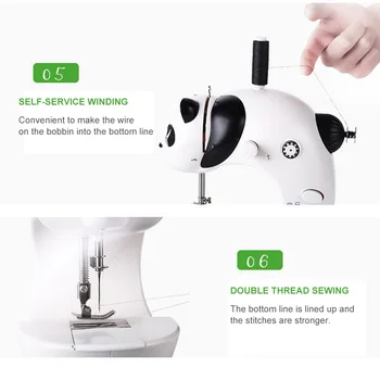 

Household Mini Sewing Machine Small Automatic Multi-function Eating Thick Mini Desktop Electric Sewing Machine Handmade Products