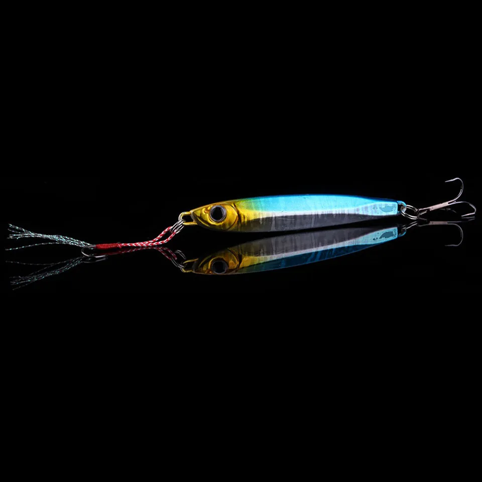 

WALK FISH 1PCS Metal Jig Fall Spoon 60G Shore Cast Jigging Lead Fish Sea Bass Fishing Lure Artificial Bait Tackle