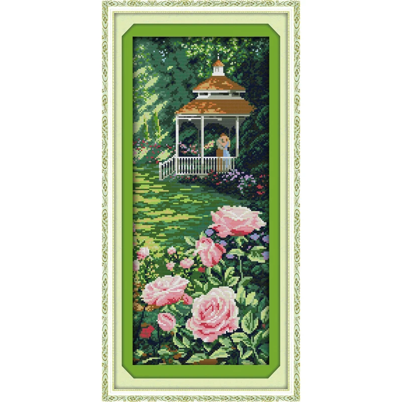 

Everlasting love Like in heaven Chinese cross stitch kits Ecological cotton stamped printed 11CT DIY Christmas decorations gift
