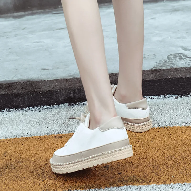 

2019 Women Vulcanized Shoes Fashion Women Casual Shoes Chunky Sneakers For Female