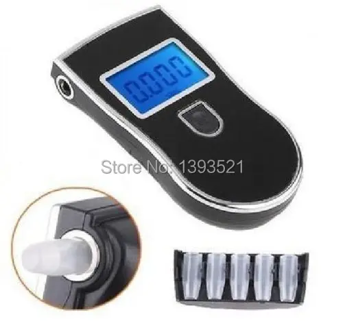 New Police Digital LCD Alcohol Breath Tester Breathalyzer ...