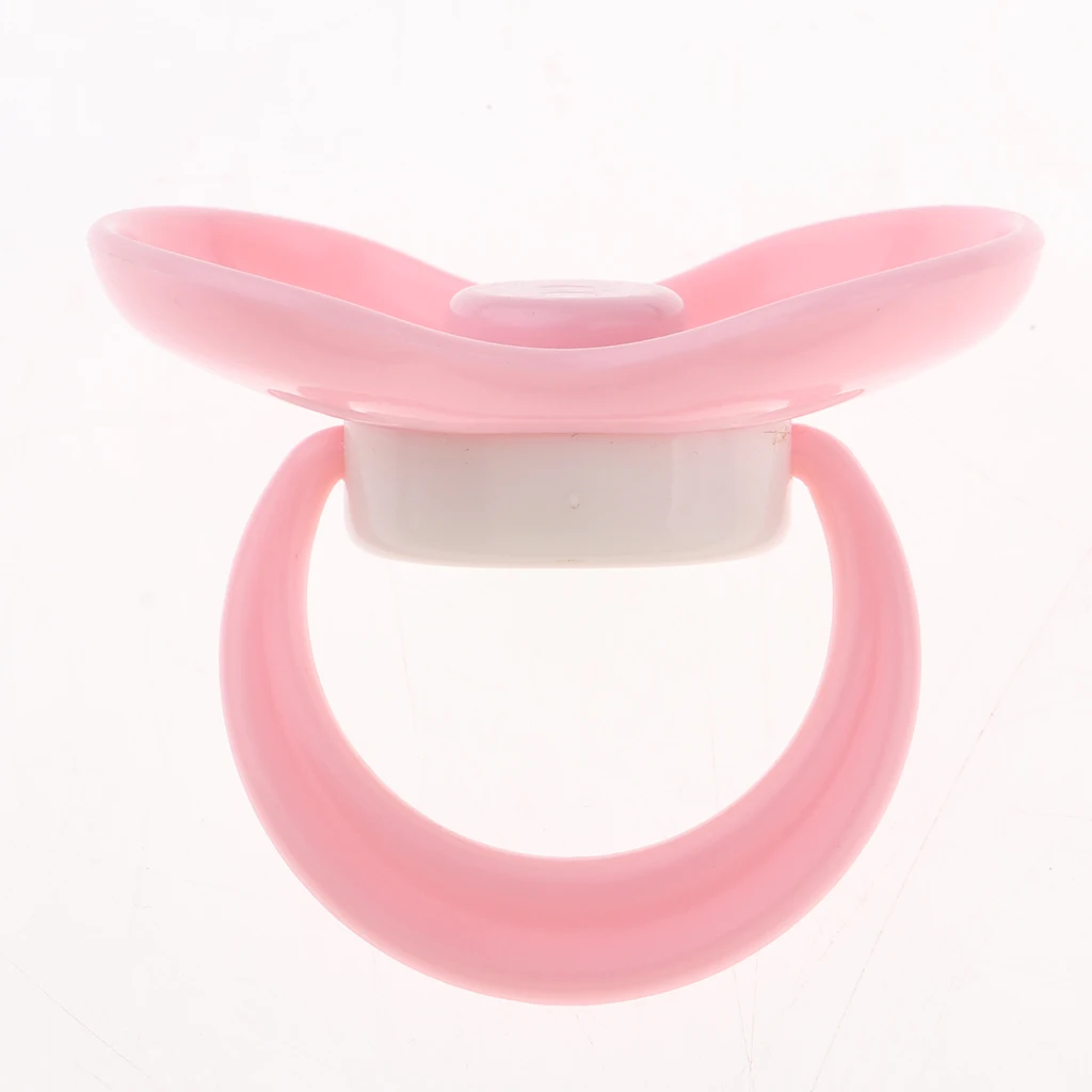 High Quality ABS  Pacifier & Magnet Set Baby Doll Supplies For Reborn Doll Real Life Accessory Pink #2
