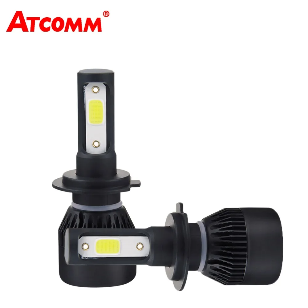 

ATcomm H1 LED H7 H11 LED Mini Turbo Ice Car Fog Light 12V 6500K White 8000Lm 72W LED H8 H9 9005 HB3 9006 HB4 Auto Fog Lights