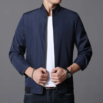 

mens jackets and coats 2019 autumn Blue and red men jacket Loose and comfortable men coat S M L XL XXL XXXL XXXXL