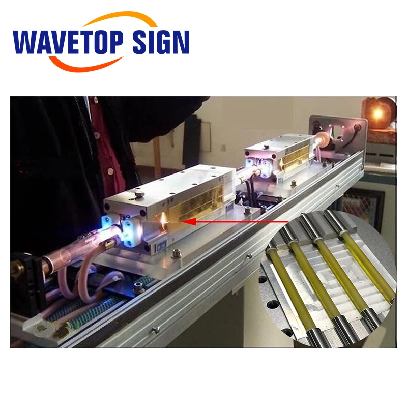 WaveTopSign doble lámpara láser cavidad Reflector longitud de la cavidad 110-190mm uso para la máquina de soldadura y corte por láser YAG - 6