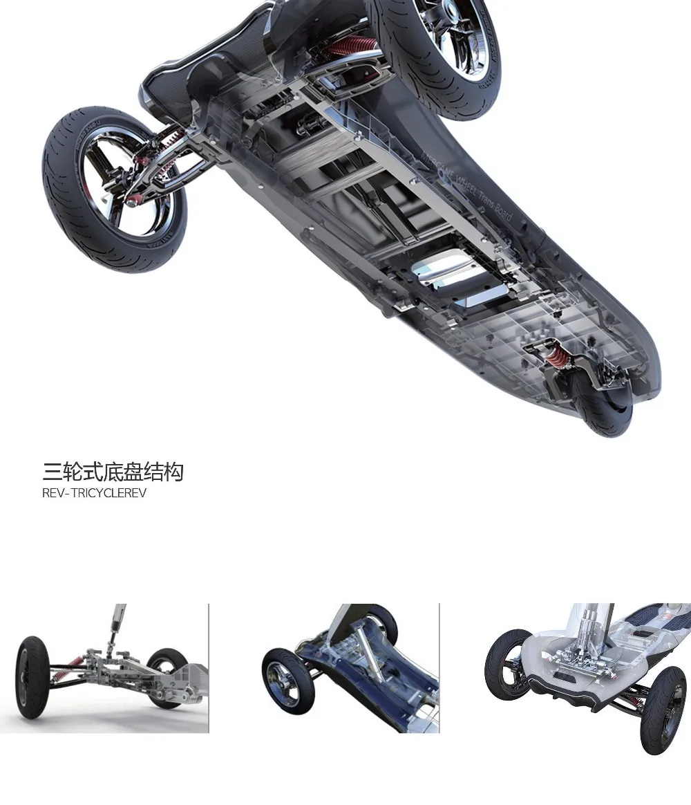 Flash Deal New Brand M1 350w 36v Folding Aluminum Alloy Three-wheel Electric Scooter Steering-wheel Skateboard Hover Board 7