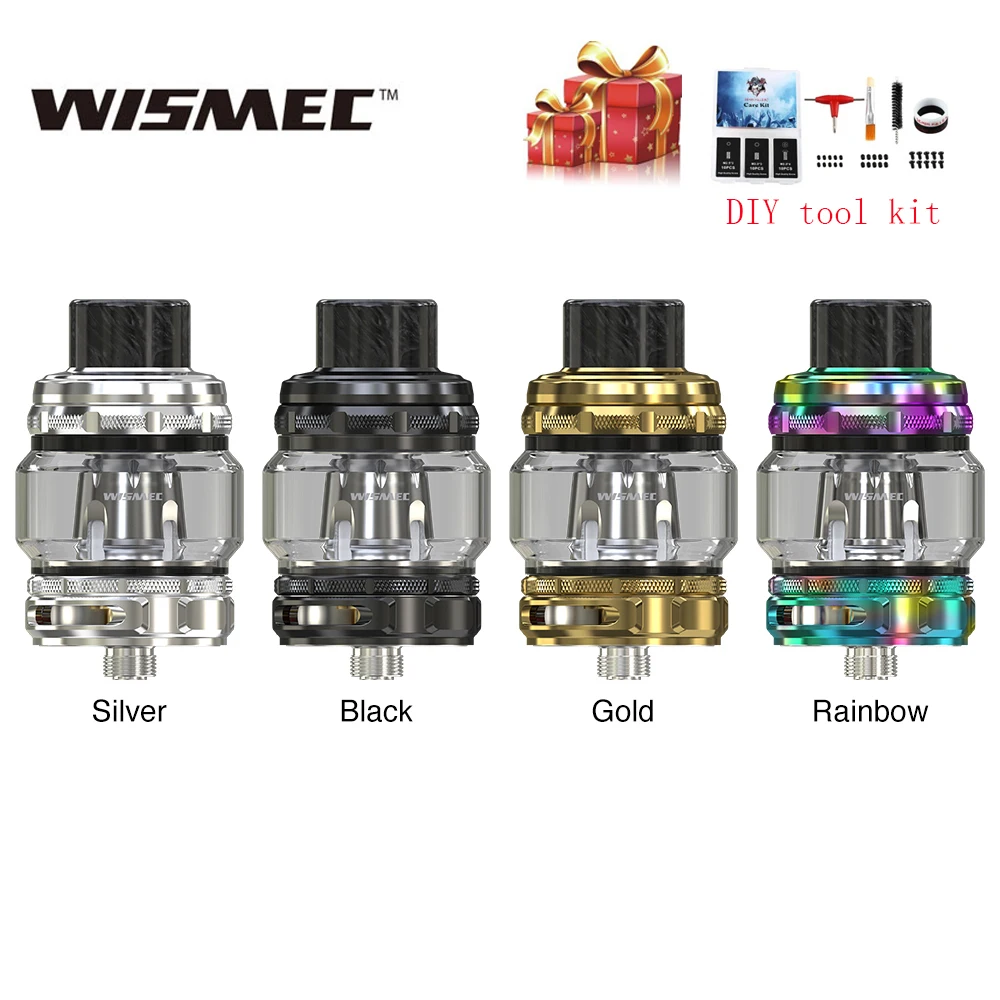 

Gift! 6.5ml Original Wismec Trough Tank fit WT series mesh coil & 360 Diversion E-liquid Leading System E-cig Atomizer vs Zeus X