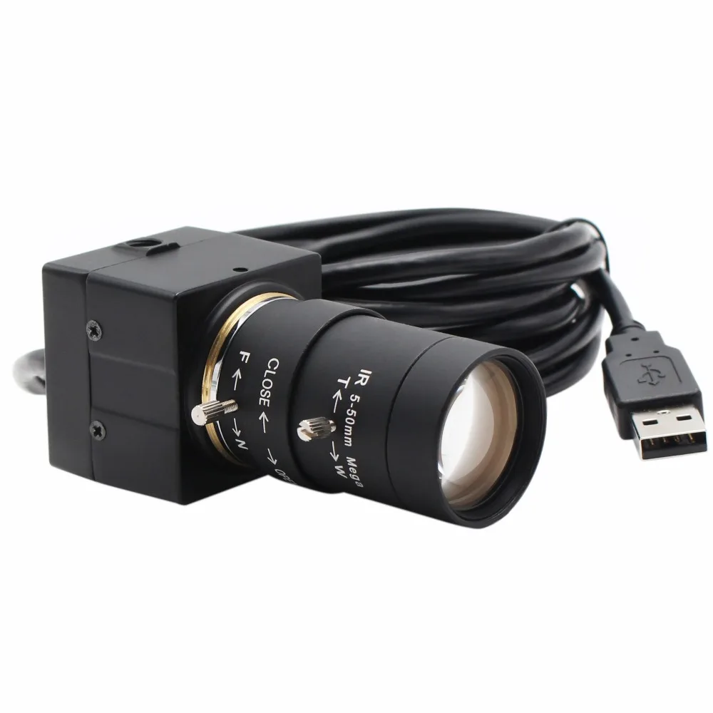 Elp-usbウェブカメラ,1280x720 hd,バリフォーカルレンズ付き5-50mm,ov9712 cmos,監視マシンビジョン