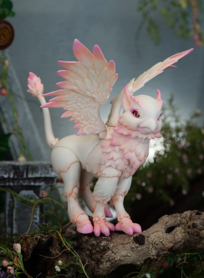 HeHeBJD Hippogriff рус размер 1/4 бесплатные глаза включают спящую Лицевая панель