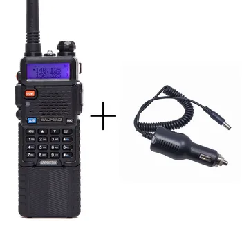 

BaoFeng UV-5R 8Watts powerful Walkie Talkie 3800mah vhf/uhf 8w Two way CB radio Portable uv5r hiking hunting+Car Charger