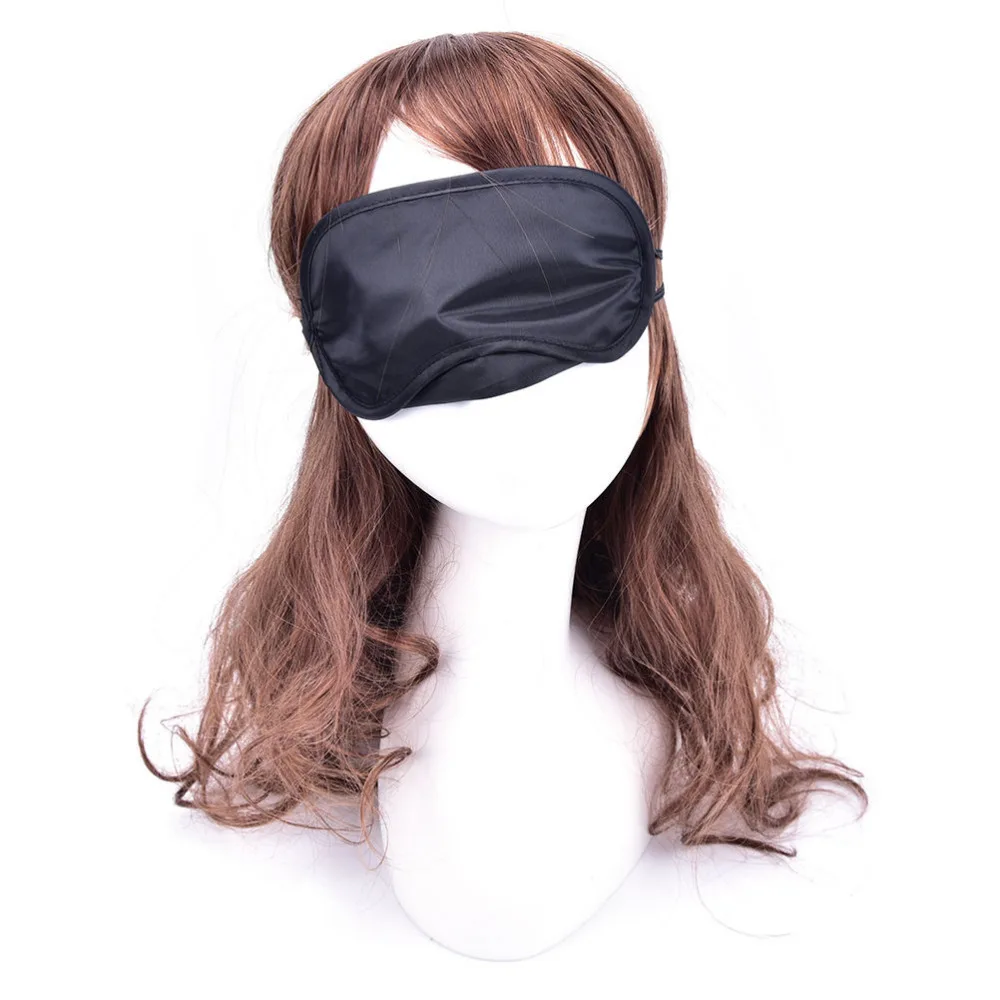 Горячая продажа черная маска-козырек для глаз для ухода за здоровьем для защиты света снимает усталость отдых в дороге мягкая маска для