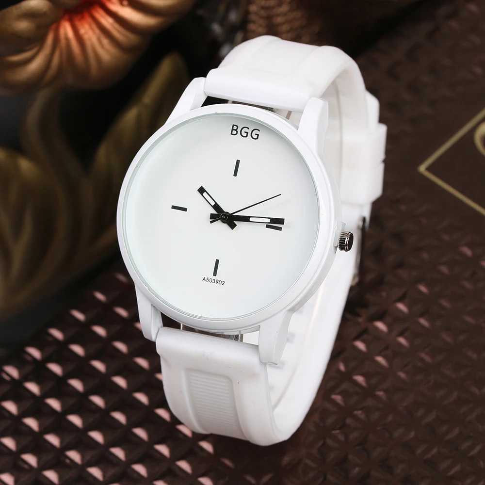 Летние Стильные Классические Силиконовые кварцевые часы BGG Брендовые женские наручные часы для влюбленных желеобразные повседневные часы Женские Простые повседневные часы