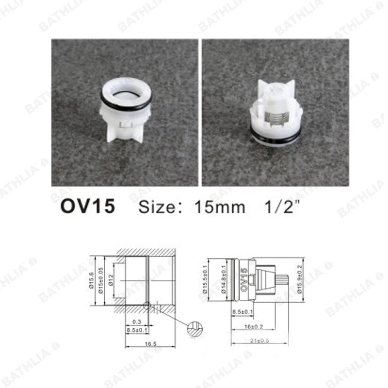 OV15 обратный душ пластиковый обратный клапан ABS счетчик воды обратный клапан один способ воды контроль пластиковый клапан