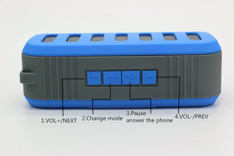 Дизайн водонепроницаемые Bluetooth портативные уличные беспроводные колонки с радио FM телефонный звонок IPX4 TF бас аудио колонки