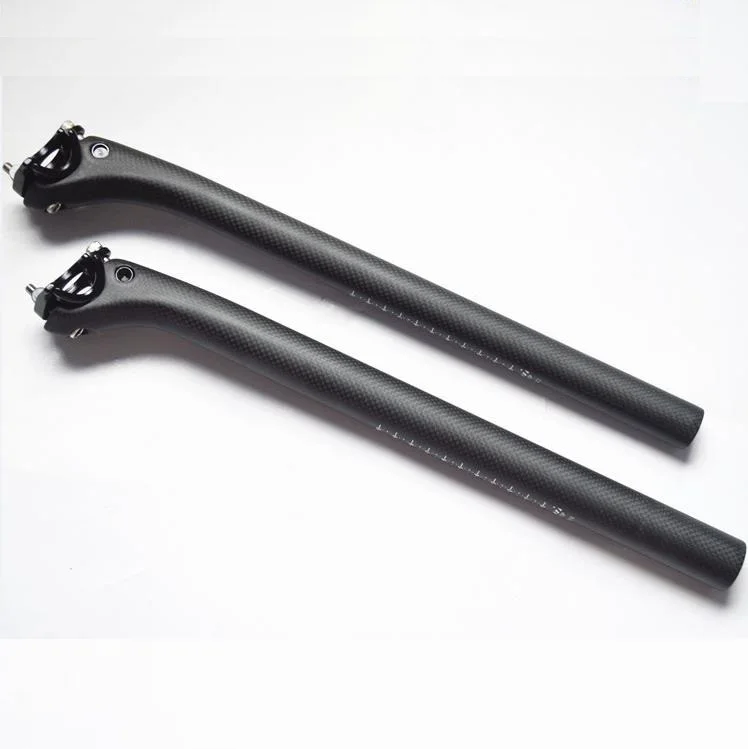

full 3K carbon bicycle seatpost MTB road mountain bike carbon seat post seat tube 27.2/31.6*350/400 mm bicycle parts Road Stud