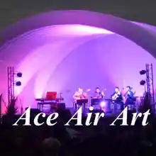 Хорошая цена Большой арки палатка форма сценический надувной навес для концерта крышка