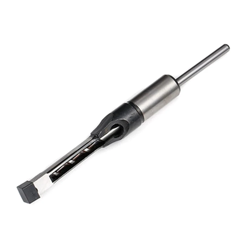 DWZ 6pcs HSS HRC 48~50 Square Hole Saw Mortising Chisel Twist Auger Drill Bits