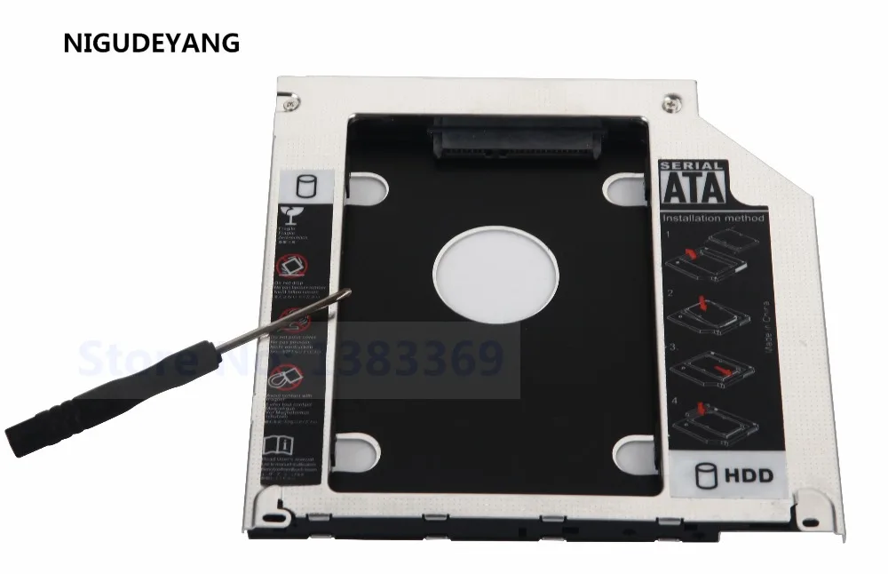 2nd HDD SDD Hard Disk Drive Caddy Adapter for Apple