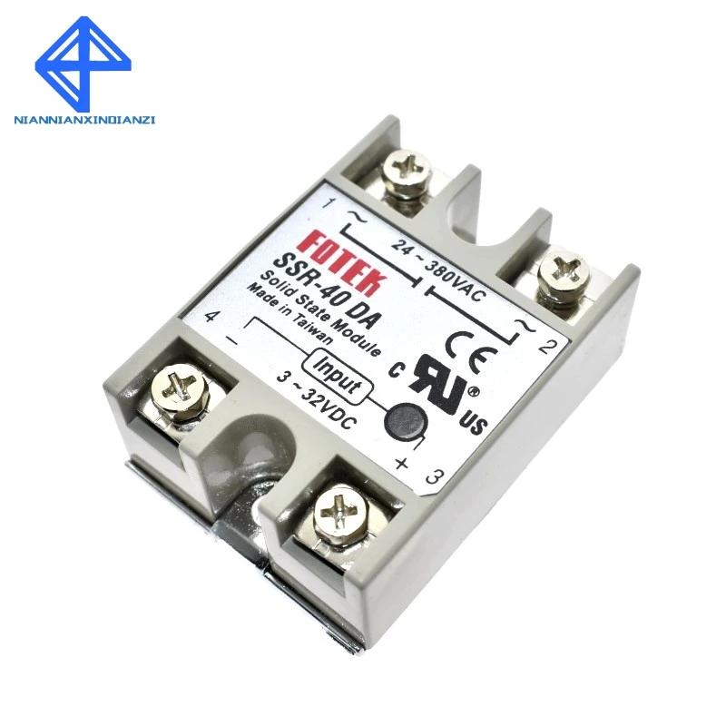 

Solid State Relay SSR-10DA SSR-25DA SSR-40DA 10A 25A 40A Actually 3-32V DC TO 24-380V AC SSR 10DA 25DA 40DA