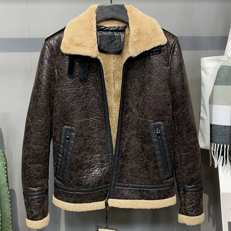 Best Price Мужской кожаный Тренч, большие размеры 5XL, с искусственным мехом, XXXXXL Best Price Мужской кожаный Тренч, большие размеры 5XL, с искусственным мехом, XXXXXL