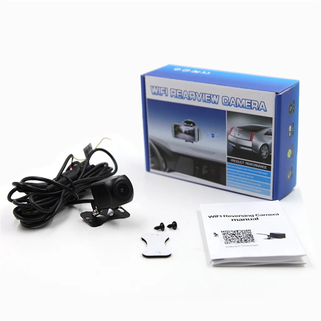 

Mini WiFi Car Back Camera 1080P Waterproof Rear View Vehicle Camera 120 Wide Angle Night Vision Backup Parking Dash Cam