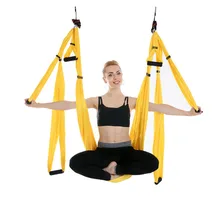 CIMA гамак для йоги, качающийся парашют, тканевые Эспандеры для инверсии терапии, высокопрочные пояса для фитнеса, фитнеса, подвешивания, пояса для йоги