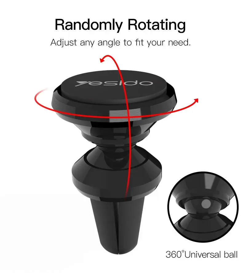 Universal Magnetic Car Air Vent Phone Holder Stand  (7)