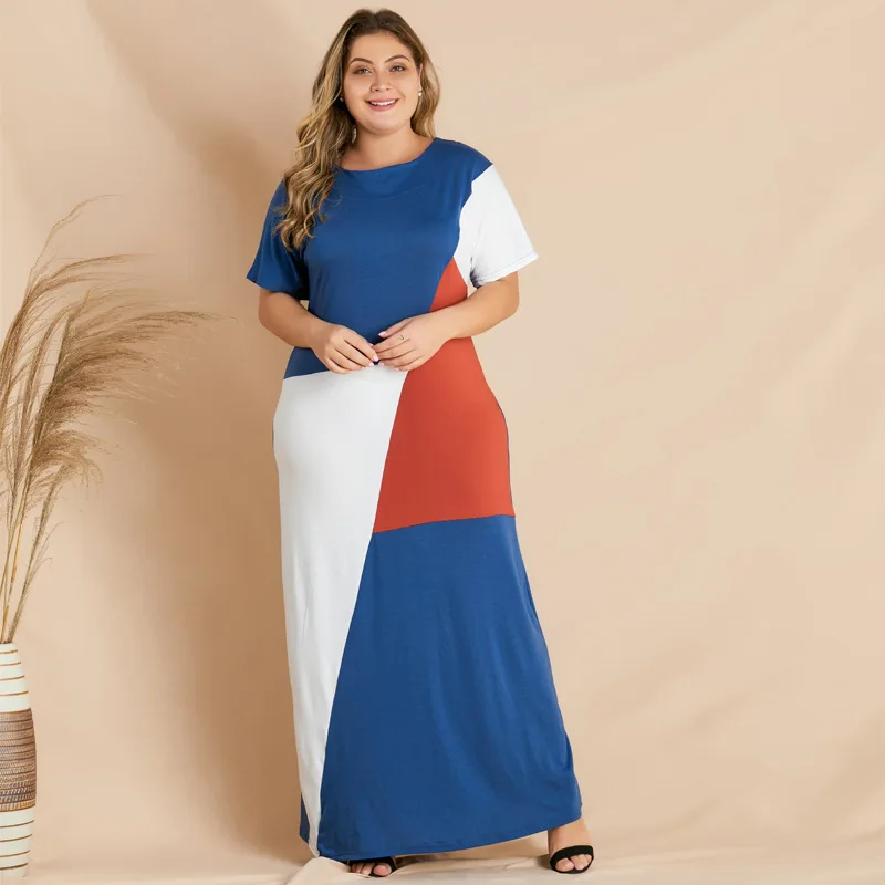 

Oversized Plus Size Large Big L 3XL 4XL Long Maxi T Shirt Dress Women Loose Casual Robe Dresses 2019 Summer Fashion Clothing