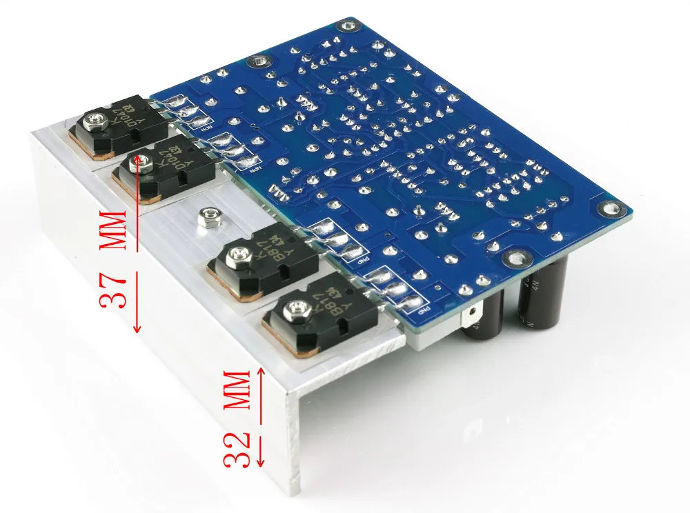 LJM Audio Hi end L20 200 Вт 8R V9.2 аудио Stero усилитель мощности плата с угловым алюминием