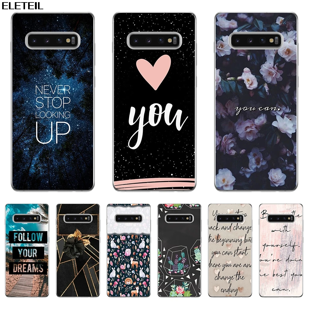 

City hero Silicone Case For Samsung s10e 10 9 8 plus s6 7 edge series Phone Case Soft City English Letter Case Cover Funda A35