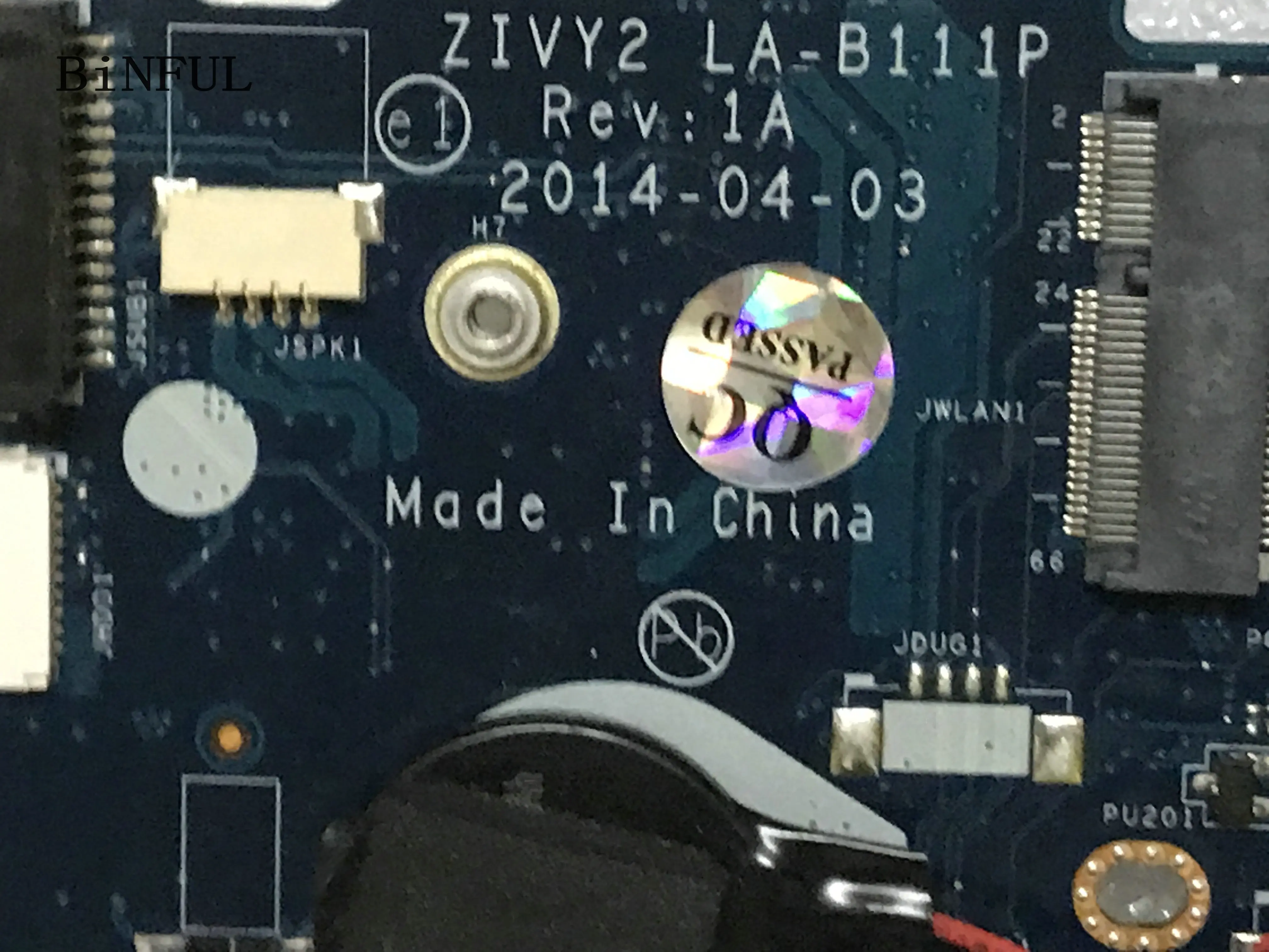 BiNFUL в наличии. Материнская плата ZIVY2 LA B111P для ноутбука LENOVO Y50 70 встроенный