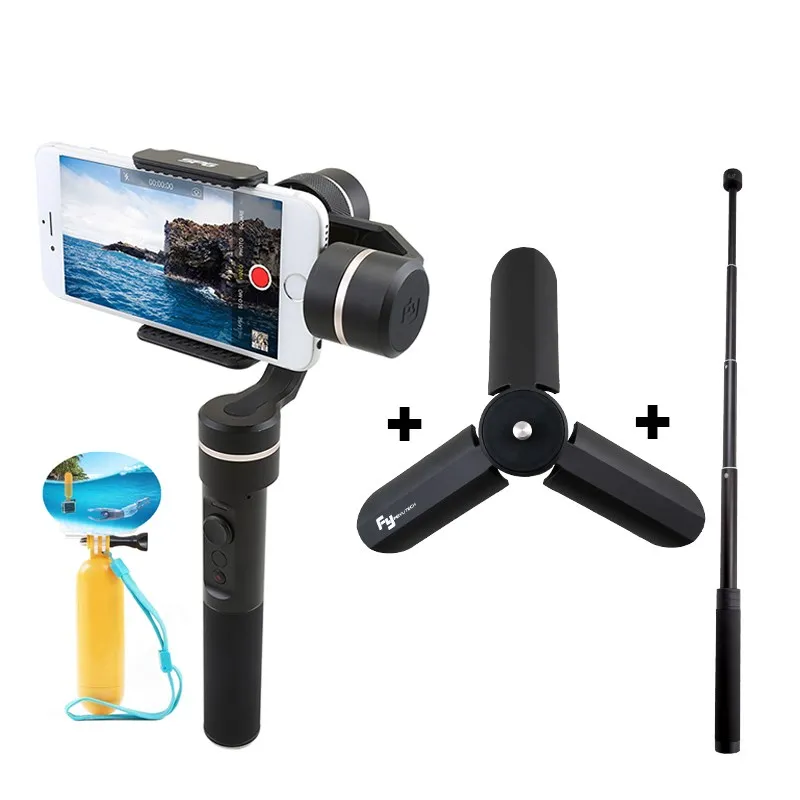 FeiyuTech Feiyu SPG Gimbal 3 оси брызг ручной карданный стабилизатор для iPhone X 8 7 6 Plus смартфон GoPro - Цвет: Фиолетовый