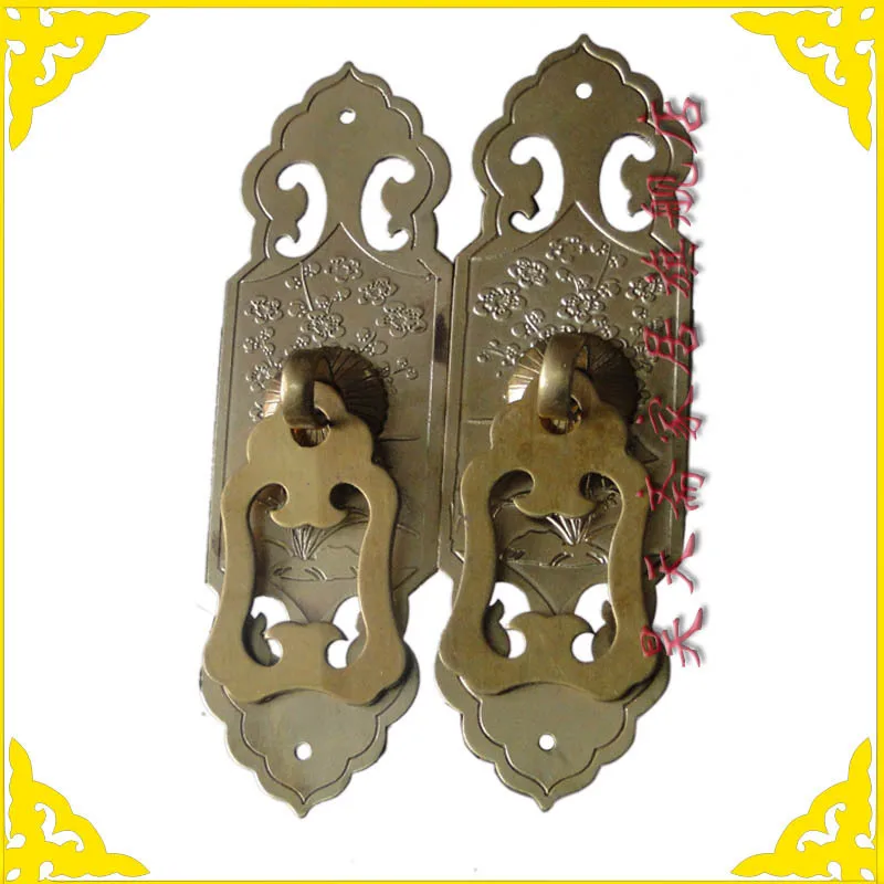 

[Haotian vegetarian] antique furniture copper fittings / cabinet handle / bookcase handle / wardrobe handle HTC-131