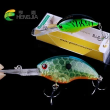 HENGJIA hard plastic top water crankbaits wobbler artificial swimbaits pesca fishing tackles 9cm 13g 6#hooks 