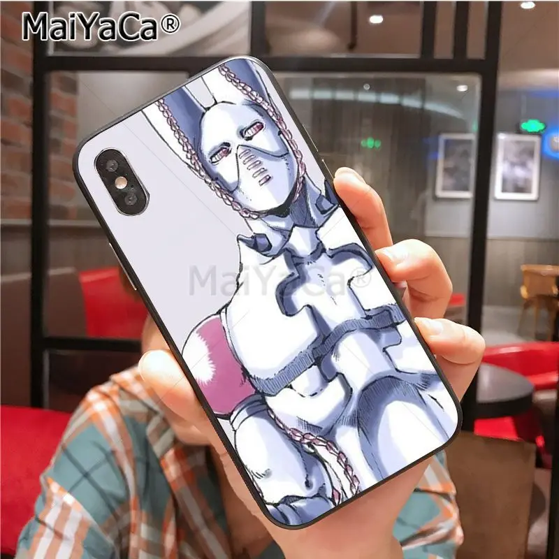 MaiYaCa JoJo Необычные Приключения милый чехол для телефона iphone 11 Pro X XS XR XS MAX 8 7 6 6S Plus 5 SE cass