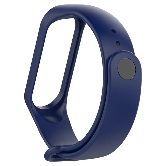 Sport Mi Band 3 4 Strap Wrist Strap for Xiaomi Mi Band 3 Sport Silicone Bracelet for Xiaomi Mi Band 3 Band3 Smart Watch Bracelet - Цвет: dark blue