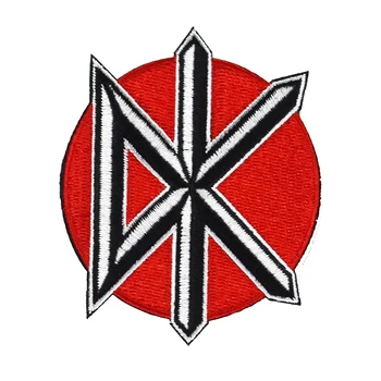 

Dead Kennedys DK Music patch Rock Band punk LOGO Embroidered NEW IRON ON and SEW ON Patch for Heavy Metal clothing accessories