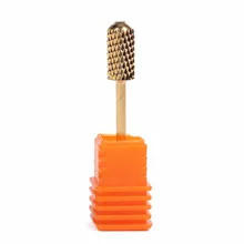 3/32” Professional Carbide Nail Drill Bit Fine 3 Size Dome Round Top Electric Nail File Gold Drill Bit Hot selling F0553