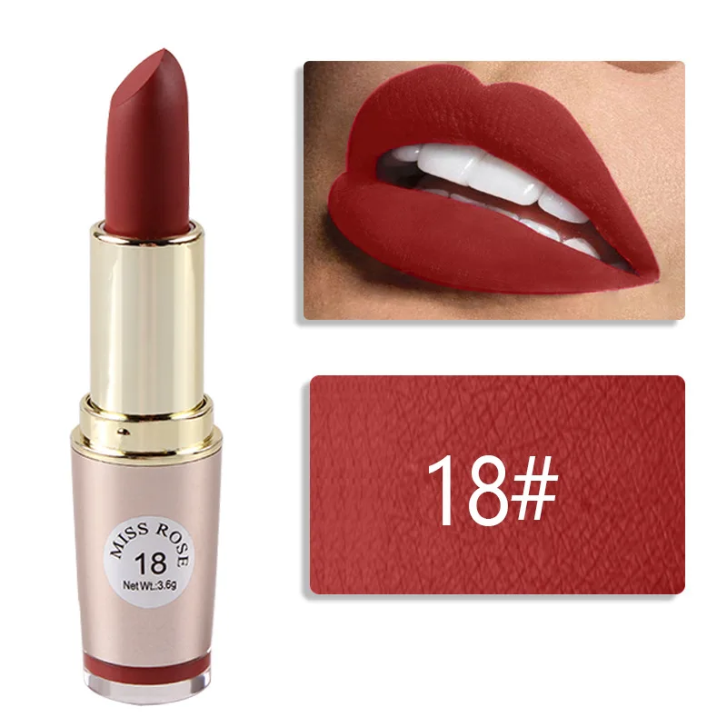 

6 Colors Matte Lipstick Waterproof Long Lasting Lip Cosmetic Velvet Glossy Lip Gloss Professional Lipstick Lip Balm Makeup TSLM1