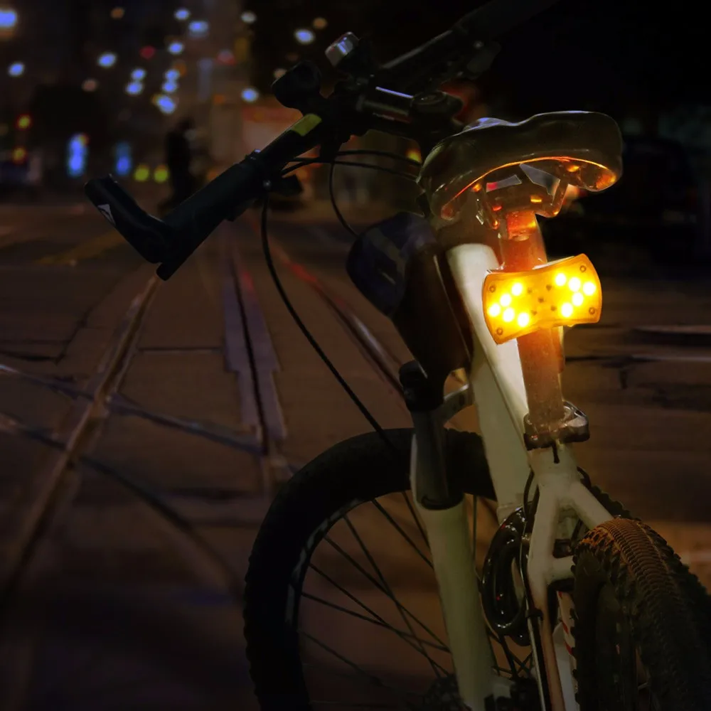 Top New Wireless Control Turn Signal Light for Bicycle Turning Bike Superbright 15 LED Light Safety Bike Rear Warning Light 20 5