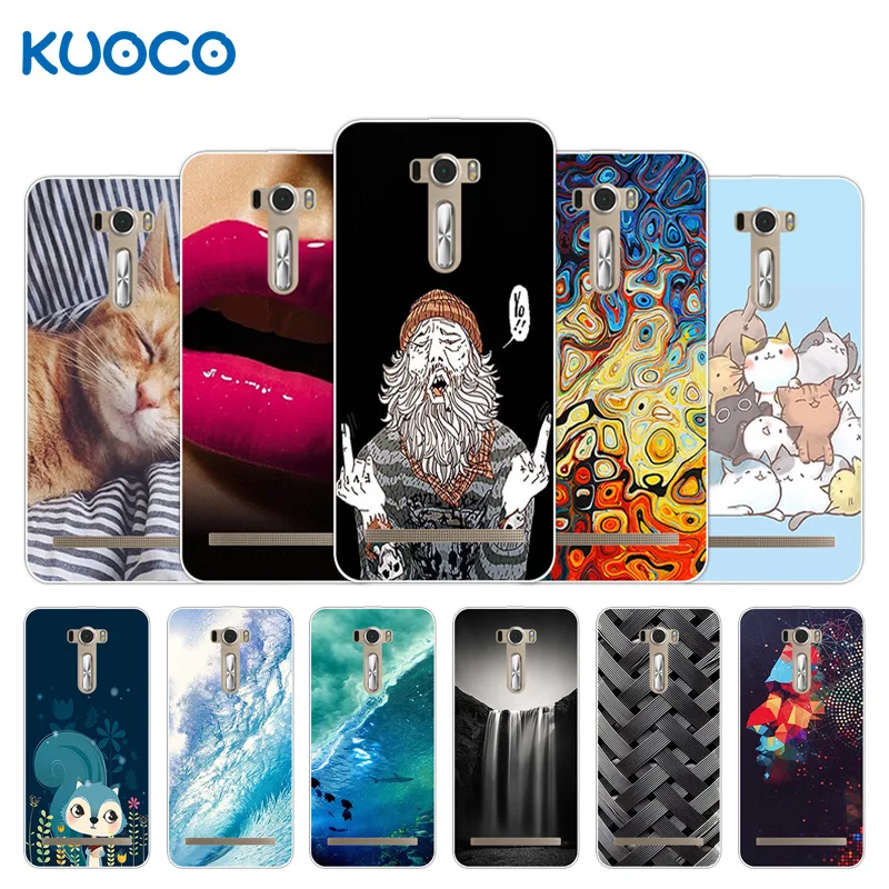 

For Coque Asus Zenfone 2 Laser ZE550KL Case Sea Waves Design Silicon Back Cover for Asus Zenfone2 Laser ZE550KL ZE551KL Capa