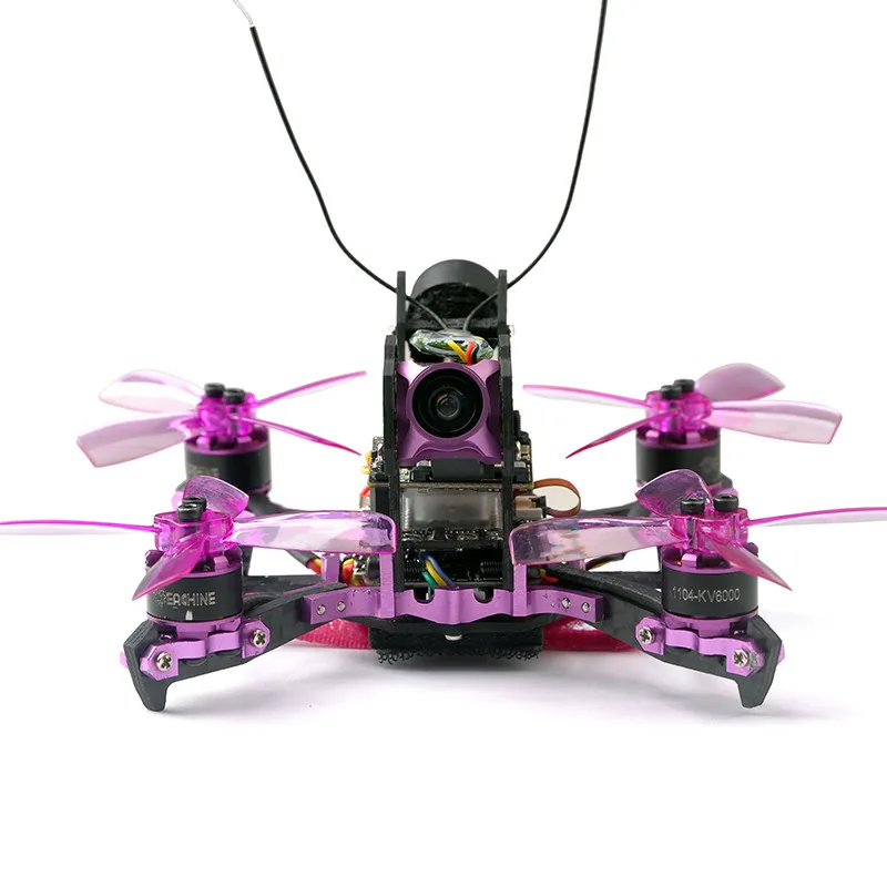 Eachine lizzard105s FPV гоночный Дрон BNF F4SD 28A Blheli_S ESC 720P DVR 5,8g 25/200mW VTX 4S