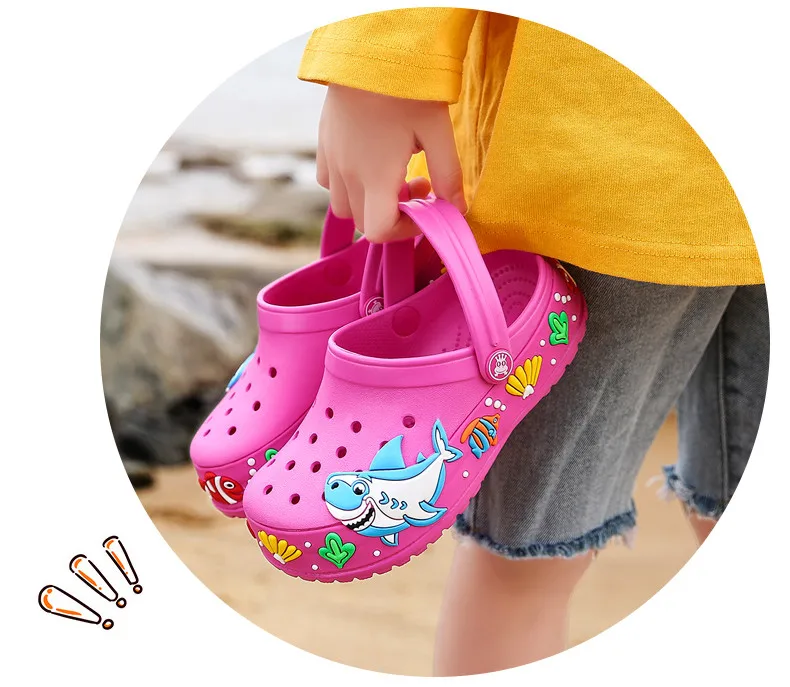 2017 New fashion children garden shoes children cartoon sandal babies summer slippers high quality kids garden children sandals (15)