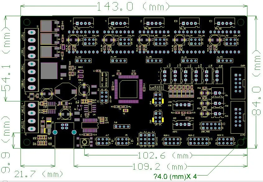 MKS GEN V1.4 плата управления MKS TFT35 сенсорный экран MKS TFT wifi модуль контроллера набор TFT 35 3D печатная плата узел для самостоятельной сборки комплект