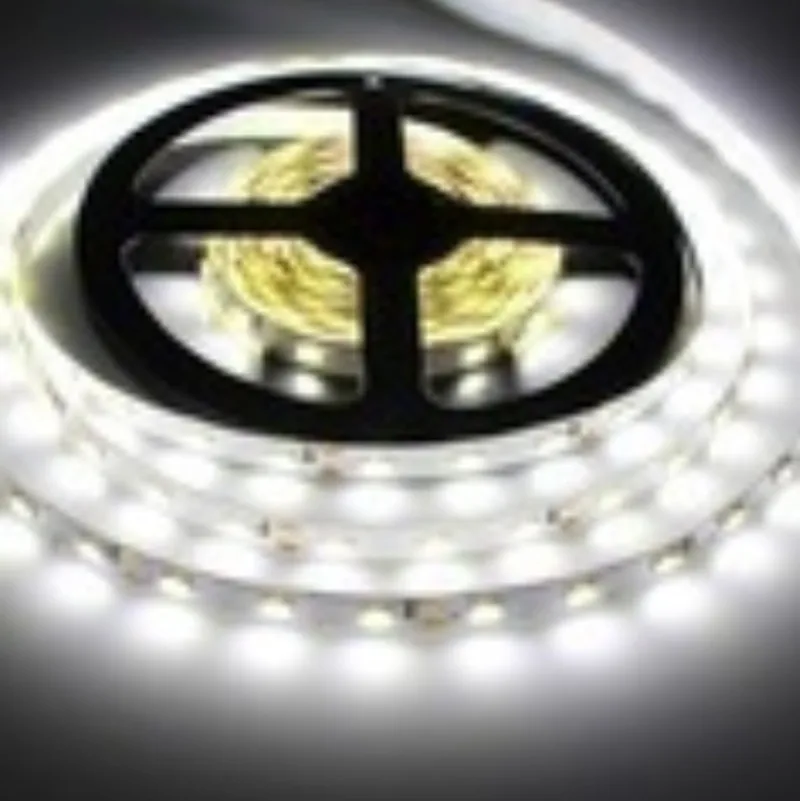 SMD 5050 AC 220V Светодиодная лента гибкий светильник 2 м/3 м/4 м/5 м/6 м/7 м + разъем питания 60