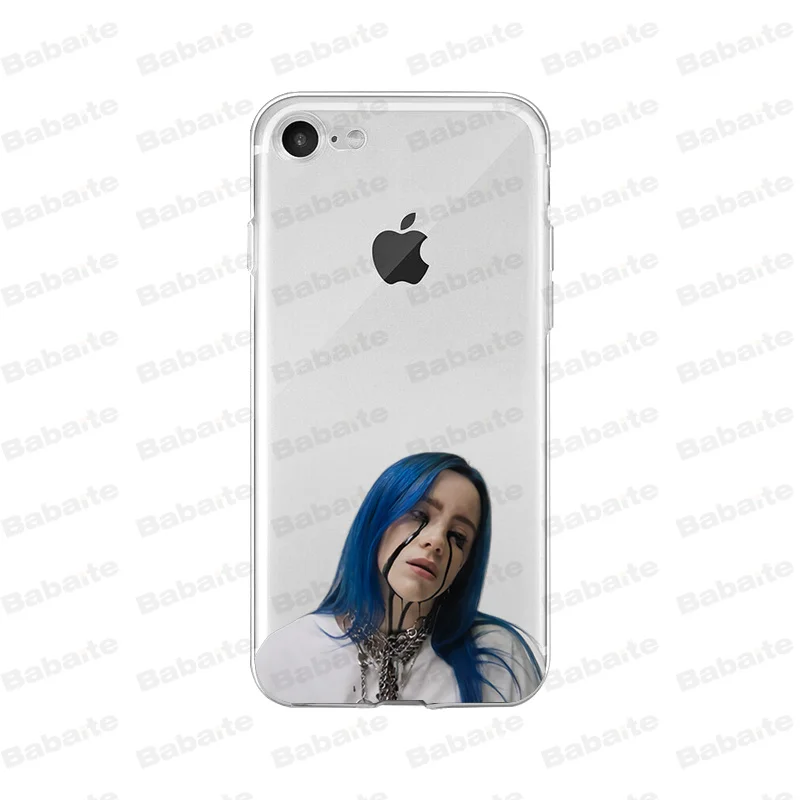 Babaite Billie eilish rainbow blohsh глаза океана Мягкий ТПУ силиконовый чехол для телефона iPhone X 5 5S SE 6 6splus 7 8 Plus XS MAX XR