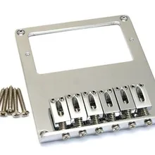 Акустическая Гитары моста Tele Гитары доска для рисования с квадратное отверстие в большой хром цвет шесть струн