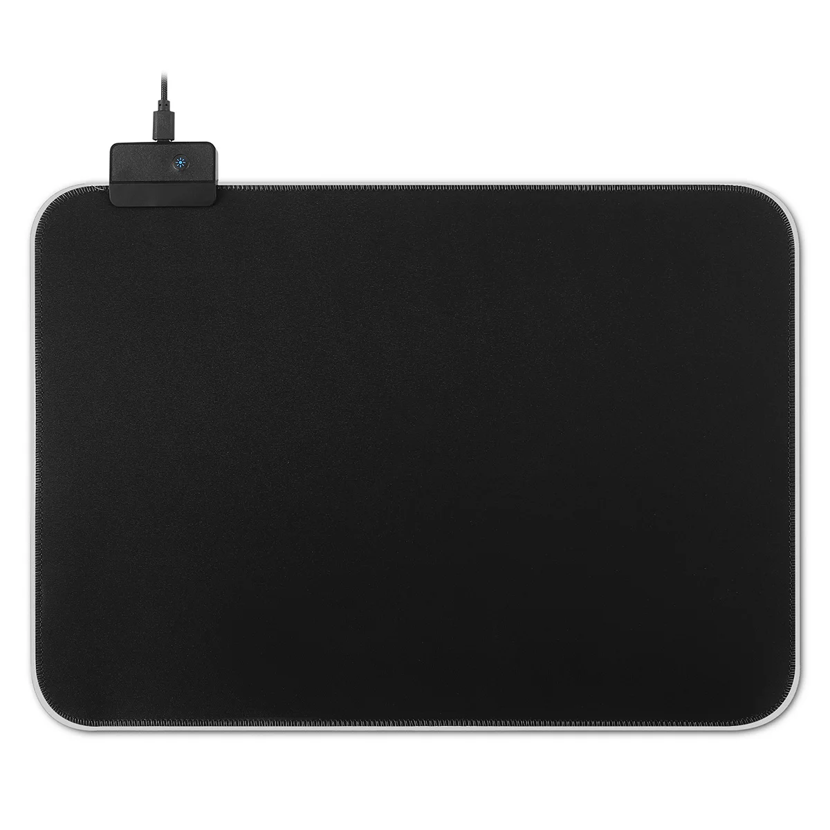350x250x3mm Светящийся игровой коврик для мыши RGB светящийся USB Красочный светодиодный удлиненный оверсайз нескользящий коврик для клавиатуры для ПК компьютера ноутбука - Цвет: 350x250x3mm