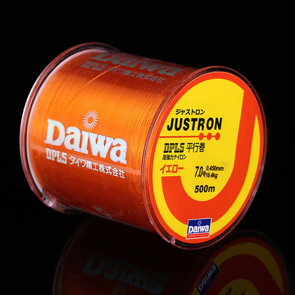 النايلون خط دايوا حبل صيد من النيلون 500 متر 2-35LB حيدة خط اليابان المواد Fishline ل الكارب الصيد