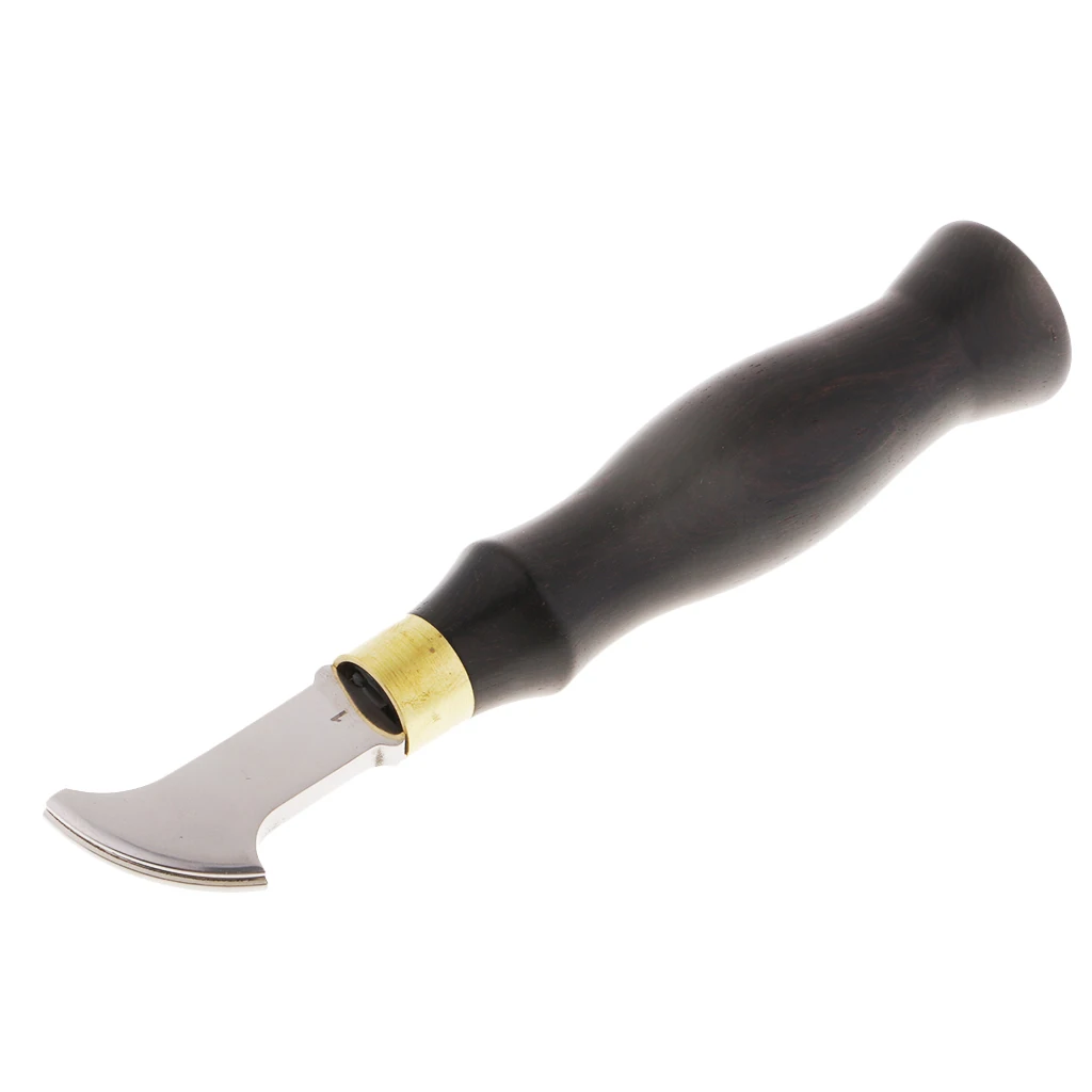 DIY Leather Craft Edge Creaser Stainless Steel Ebony Edge Marking Decorate Tool